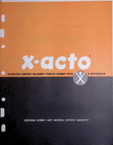 Acto catalog 1950s knives - x-acto,