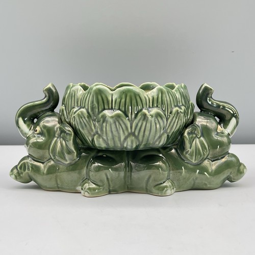 Mcm art pottery deep green - mcm,