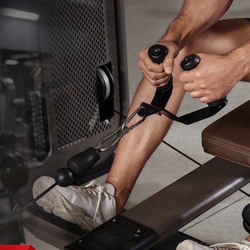 Steel gym handle bar - v-bar, rowing