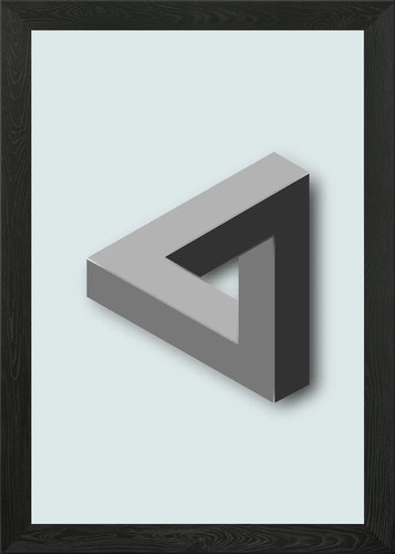 Optical illusion framed - optical, wall