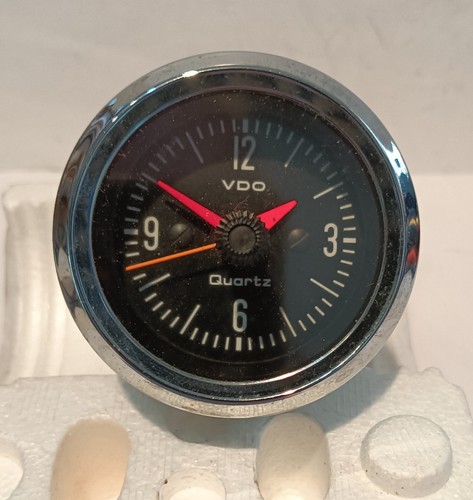 Vdo time clock red - clock,