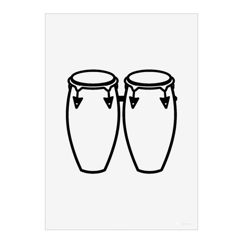 Conga drums wall - 'conga,