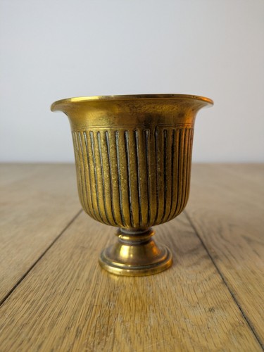 Antique brass campana - campana, urn