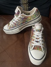 Converse CTAS Multicolor Lift Platform Women’s Trainers Size UK4.5 Great Cond.,