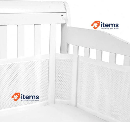 Baby cot bumper - bumper,, mesh