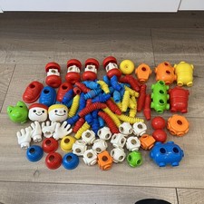 Vintage Tomy POPOIDS Bendy People Animals Wheels 1980’s Toy MADE IN JAPAN