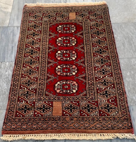 Vintage afghan hand knotted - vintage, hand-knotted