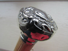 Silver Chester Hallmark Walking Cane.