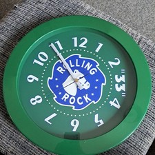 Rolling Rock Beer Wall Clock