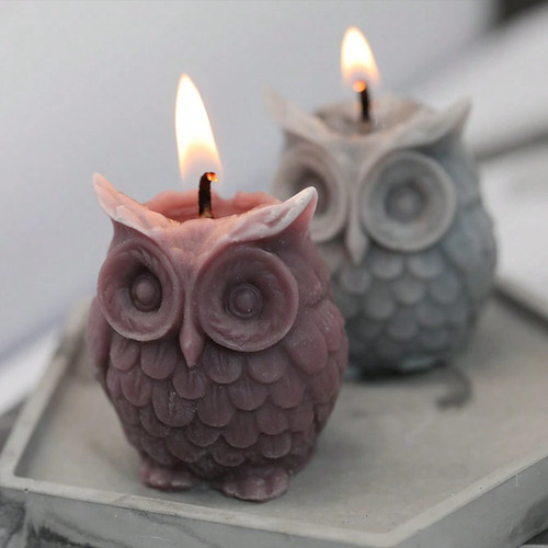 Owl candles pack - 4, –