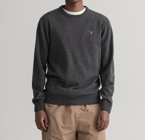 Men gant sweater - grey, l