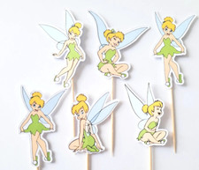 Tinkerbell cupcake toppers x6