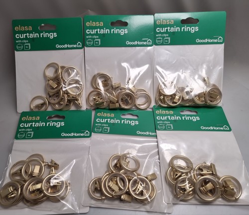 60x metal curtain rings with - rings,