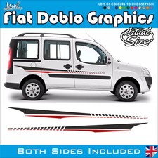 FIAT Doblo Micro CAMPER Berlingo Mini van Motorhome GRAPHICS DECALS FREE P&P 049
