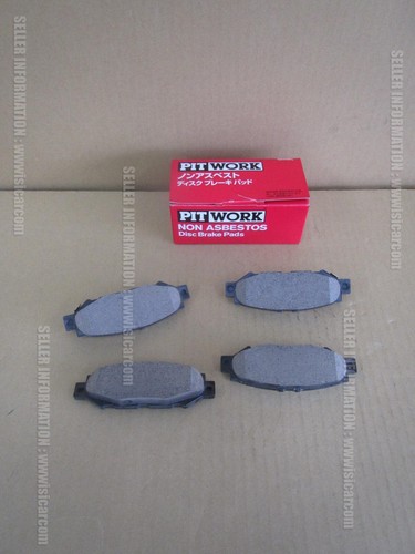 Pitwork rear brake pad set - pitwork, for