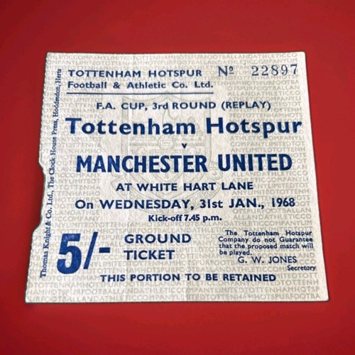 1968 tottenham hotspur - hotspur, v