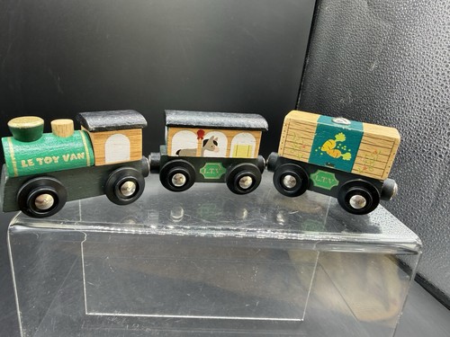 Toy van wooden railway - wooden,