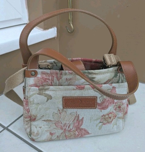 Fossil floral handbag canvas - handbag,
