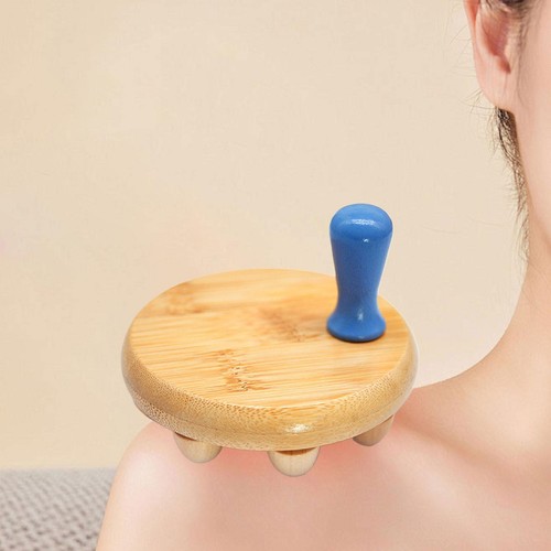 Wooden massage brush - wooden,