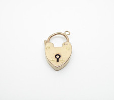 9ct Gold Padlock Working Plain