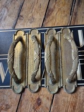 Large pair brass antique - large, of