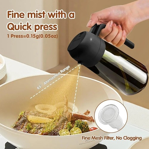 470ml glass olive oil - 2-in-1,