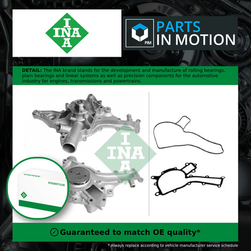 Water pump fits mercedes sl320 - pump,