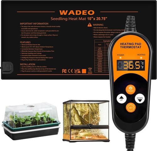 Seedling heat mat 52x25cm 50w - seedling,