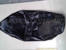 Vespa Black long seat saddle