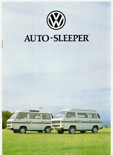 Volkswagen Transporter Auto-Sleeper Caravans Mid-Late 1980s UK Market Brochure