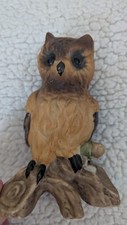 Vintage Ardalt Lenwile Great Horned Owl Figurine