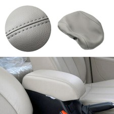 Gray Leather Center Armrest