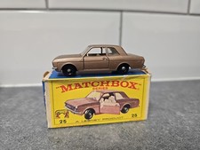 MATCHBOX LESNEY No 25D VINTAGE ORIGINAL BOX FOR FORD CORTINA VERY GOOD COND.