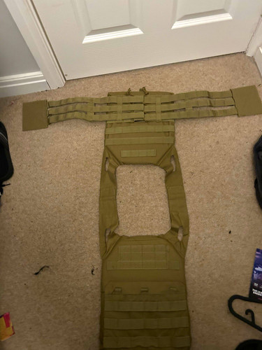 Tan tactical plate carrier - tactical,