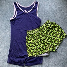 A Star Boys leotard (boxer) and shorts size 14/12