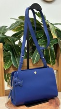 Radley London/medium handbag crossbody/work  classic Bag Blue leather vgc