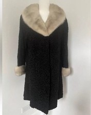 Vintage EVANS Black Lamb &