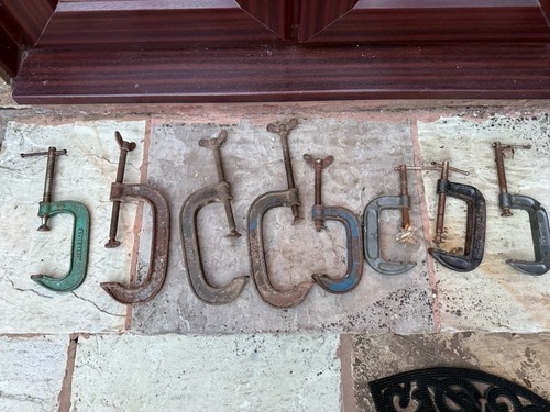Job lot clamps various - of, g