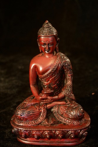 Meditating buddha statue - meditating, 14cm