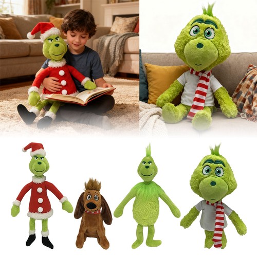 Christmas grinch plush doll - grinch,