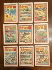 ROVER Comic 1956 Vintage Boys
