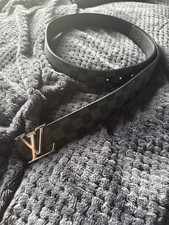 Louis Vuitton belt Silver On