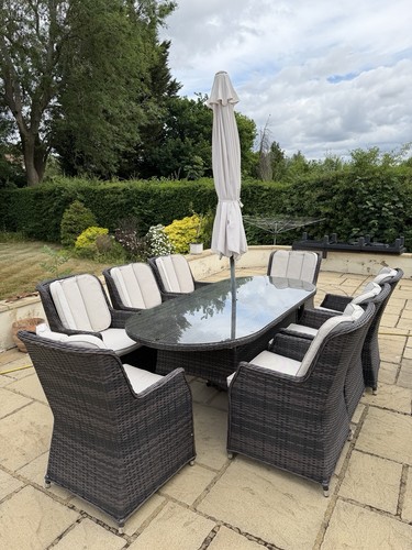 Seater rattan garden - 8-seater,