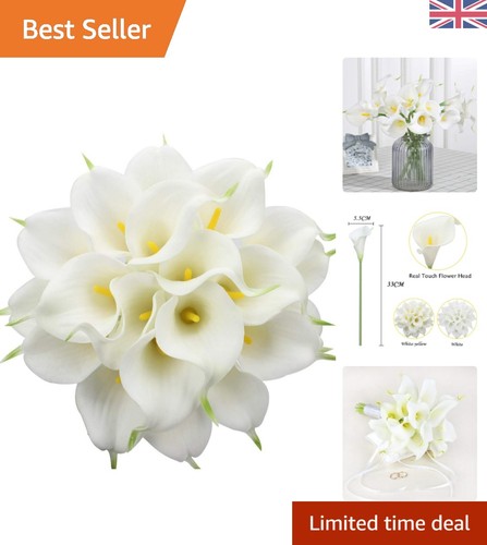 Pcs realistic white - pcs, white-yellow