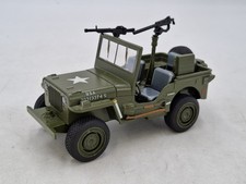 Willys MB Jeep Diecast Model WWII American Military Vehicle No Lights or Sounds