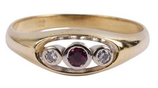 Timeless ruby ring with