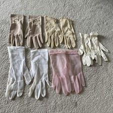 job lot bundle vintage gloves collectible wedding fancy dress