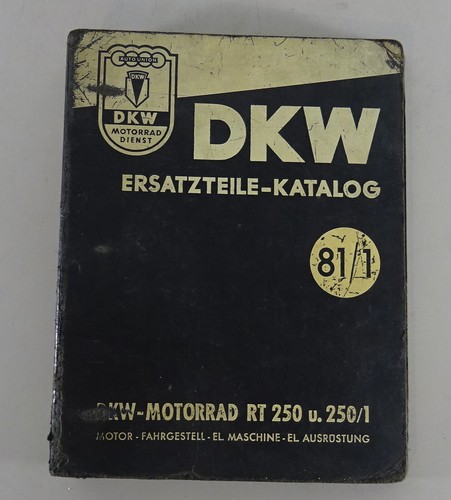 Parts catalog dkw 250 - catalog, rt