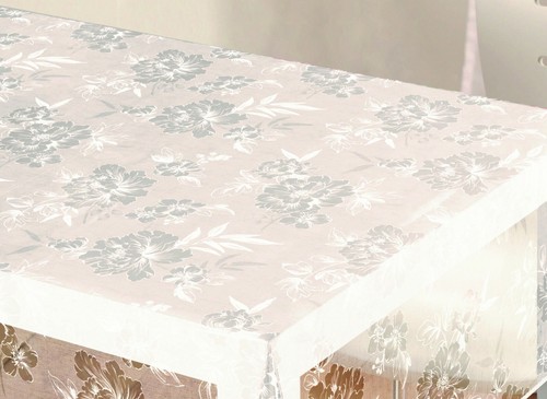Printed embossed rose glass - printed,