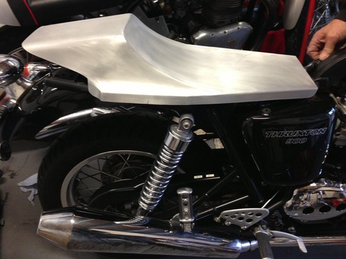 Flat track alloy seat unit - flat,